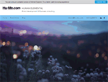 Tablet Screenshot of hu-mn.com